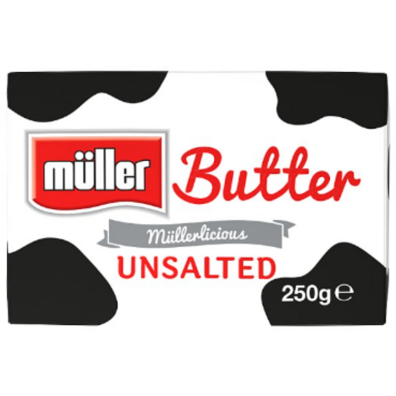 Müller Wiseman Dairies Unsalted Butter 250g x 20 - London Grocery