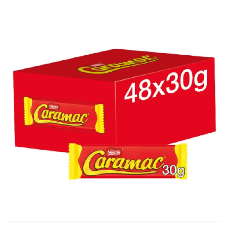 Caramac Caramel Chocolate Bar 30g x Case of 48 - London Grocery