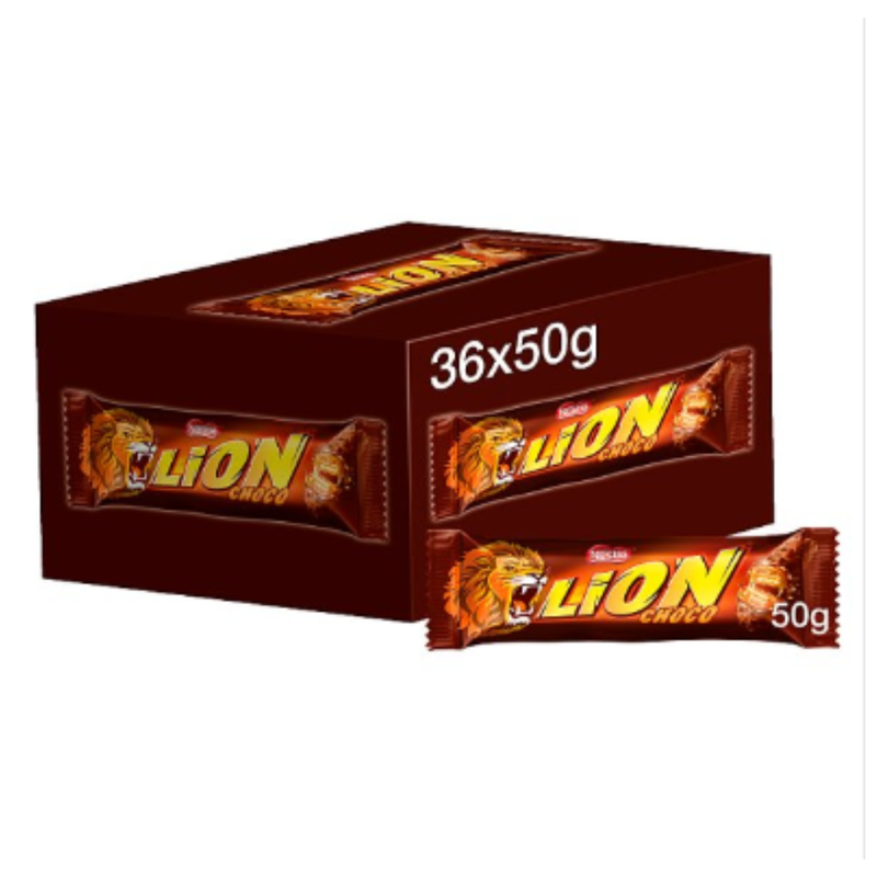 Lion Milk Chocolate Bar 50g x Case of 36 - London Grocery