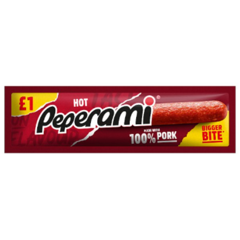 Peperami Hot 28g  x 20 - London Grocery