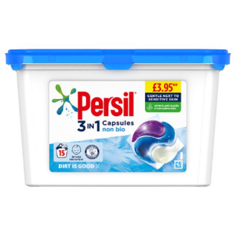 Persil Non Bio Laundry Washing Capsules 15 Wash x Case of 3 - London Grocery