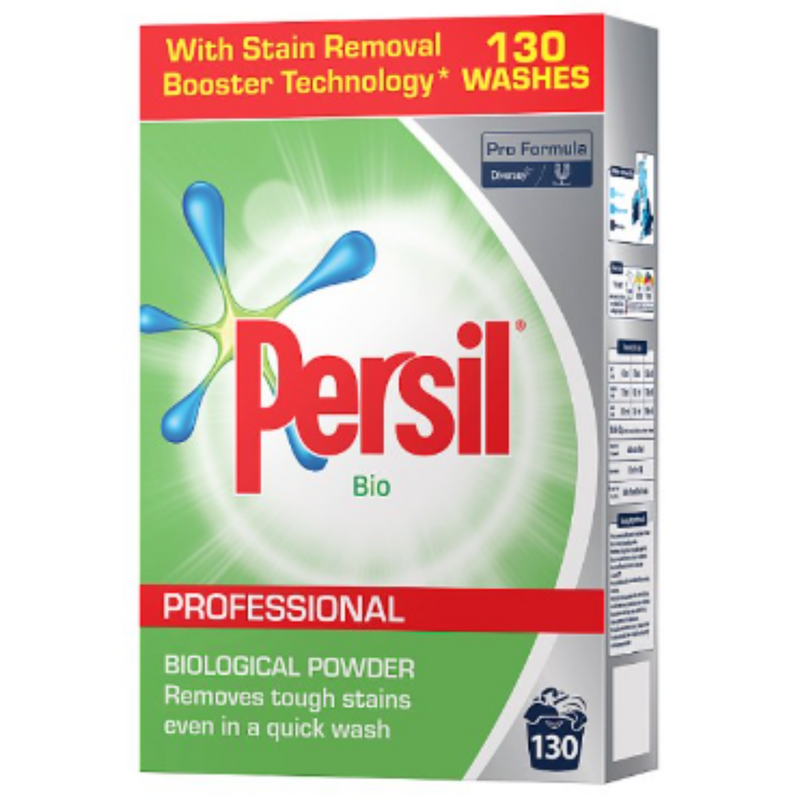 Persil Bio Pro Formula Professional Biological Powder 130 Washes 8.4kg x 1 - London Grocery