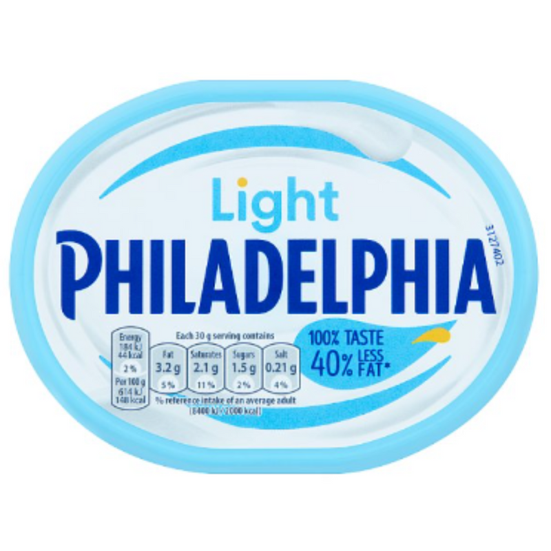 Philadelphia Light Soft Cheese 165g x 10 - London Grocery