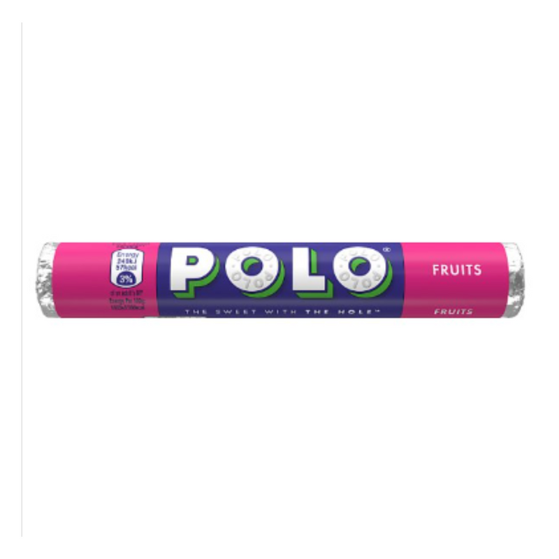 Polo Fruits Sweets Tube 37g x Case of 48 - London Grocery