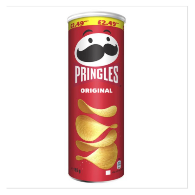 Pringles Original Crisps 165g x Case of 6 - London Grocery