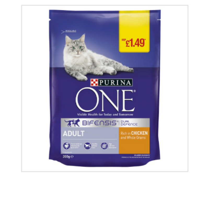 Purina ONE Chicken and Whole Grains 200g x Case of 6 - London Grocery