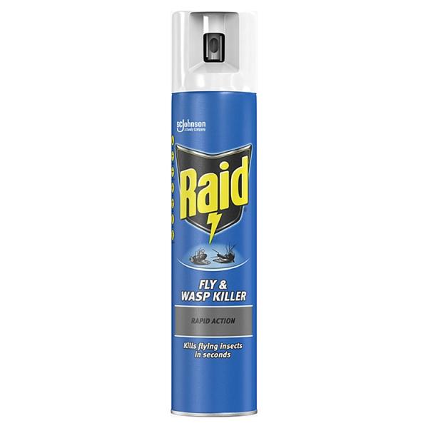 Raid Rapid Action Fly & Wasp Insect Killer 300ml - London Grocery