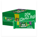 Rowntree's Fruit Pastilles Vegan Friendly Sweets Multipack 42.8g 3 Pack x Case of 20 - London Grocery