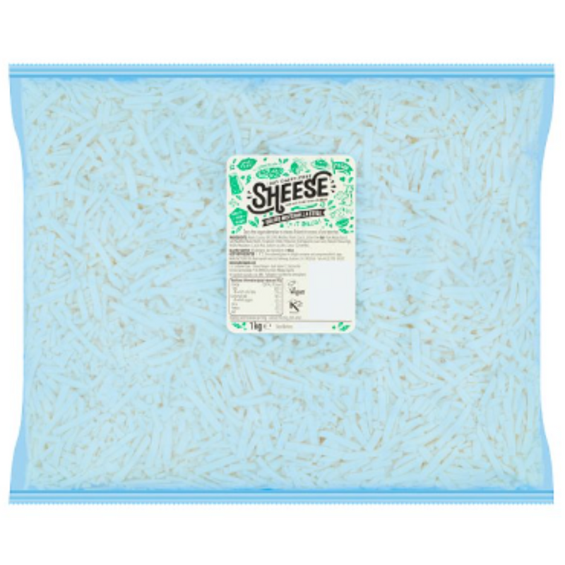 Sheese Grated Mozzarella Style 1kg x 10 - London Grocery