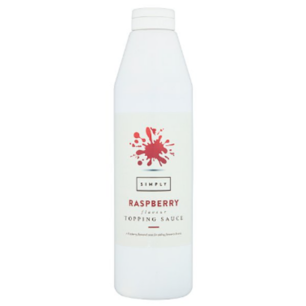 Buy Simply Raspberry Flavour Topping Sauce 1000g x 1 | London Grocery
