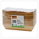 Simply Kraft 50 Standard Tapered Tray 190 x 85 x 45mm x Case of 1 - London Grocery