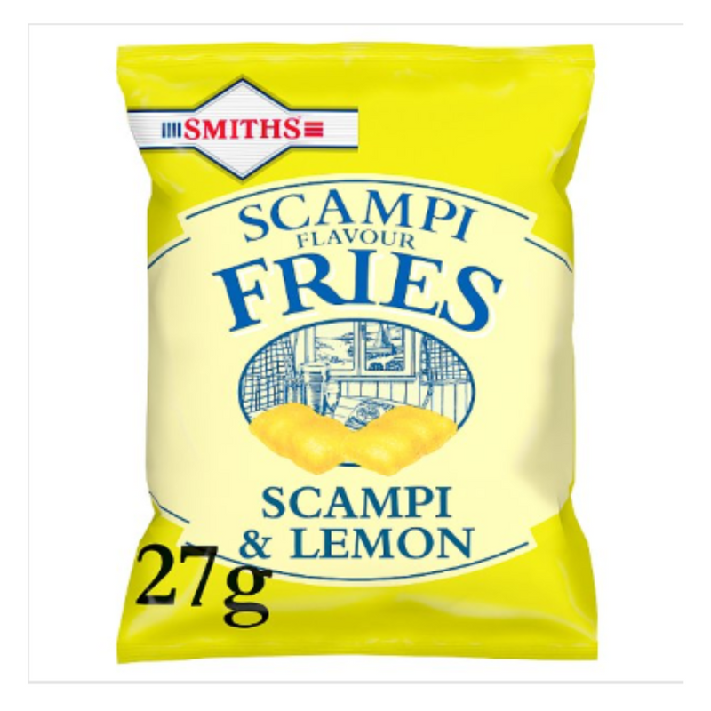 Smiths Scampi & Lemon Snacks 27g x Case of 24 - London Grocery