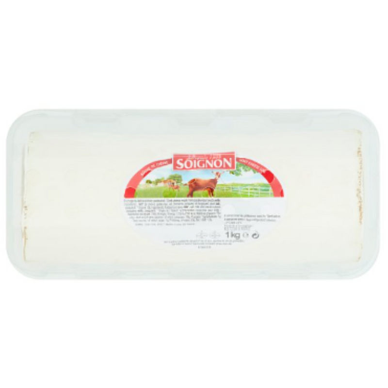 Soignon Goat Cheese Log 1kg x 1 - London Grocery