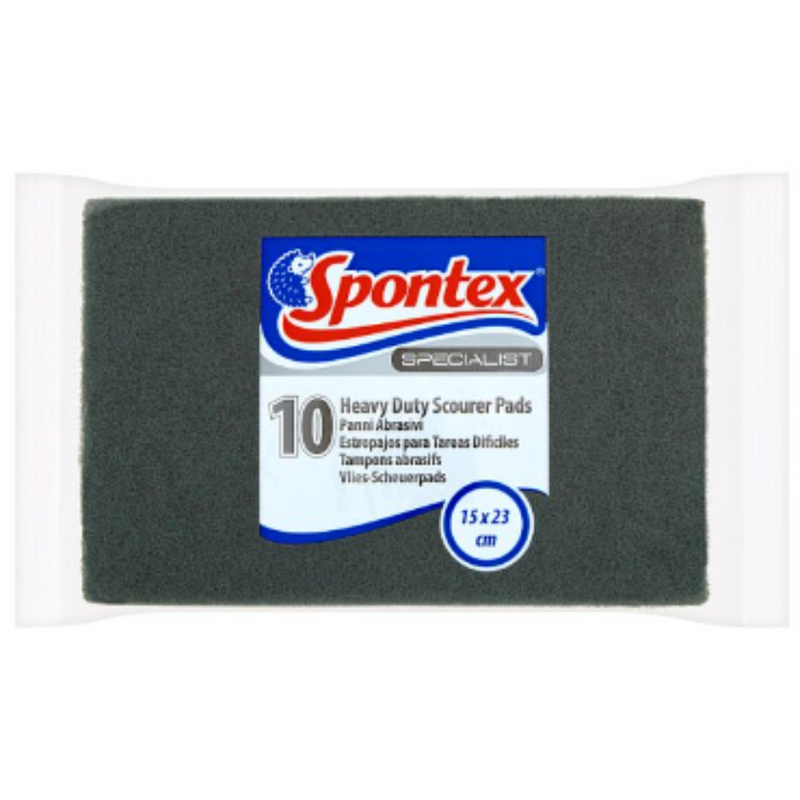 Spontex Specialist 10 Heavy Duty Scourer Pads x Case of 1 - London Grocery