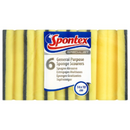 Spontex Specialist 6 Sponge Scourers x Case of 8 - London Grocery