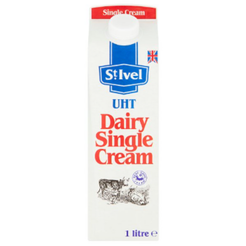 St. Ivel UHT Dairy Single Cream 1 Litre x 1 - London Grocery