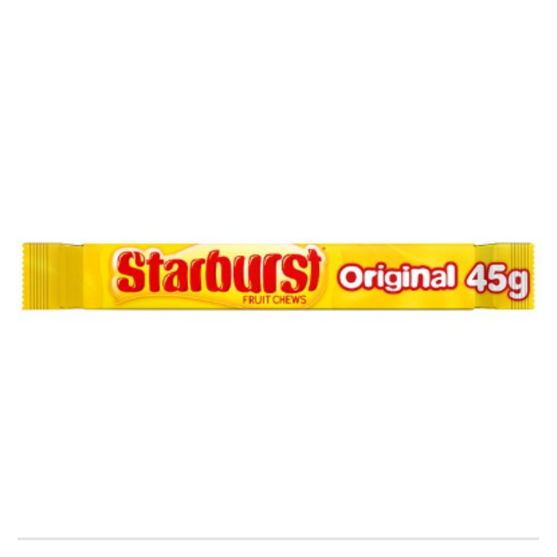 Starburst Original Fruit Chews Sweets 45g x Case of 24 - London Grocery