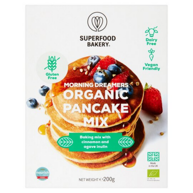 Superfood Bakery Organic Pancake Mix 200gr-London Grocery