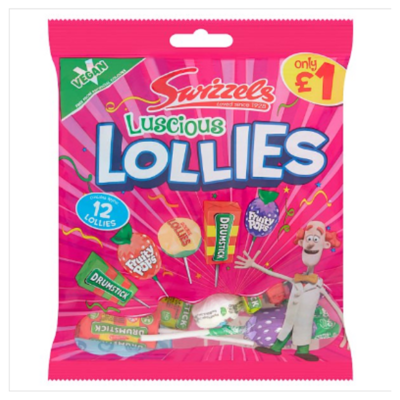 Swizzels Luscious Lollie x Case of 12 - London Grocery