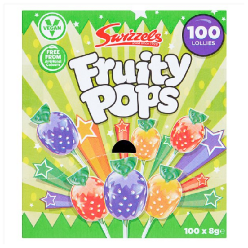 Swizzels Lollies Fruity Pops x Case of 600 - London Grocery