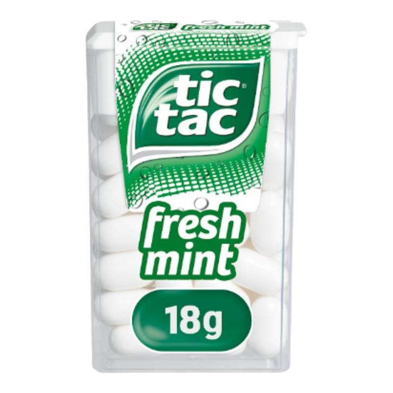 Tic Tac Fresh Mint 18g x Case of 144 - London Grocery