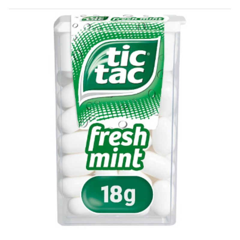 Tic Tac Fresh Mint 18g x Case of 24 - London Grocery