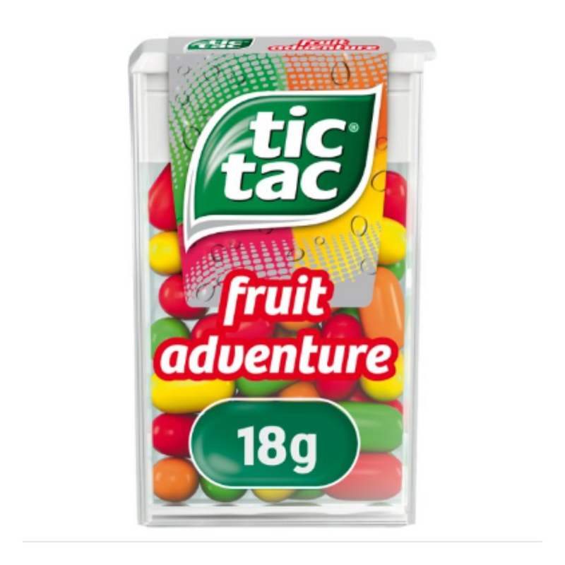 Tic Tac Fruit Adventure 18g x Case of 24 - London Grocery