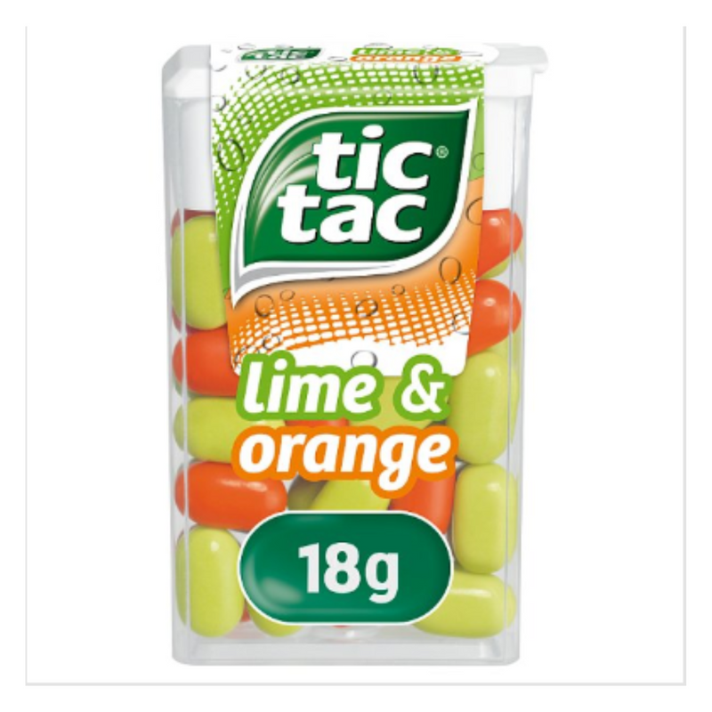 Tic Tac Lime & Orange 18g x Case of 144 - London Grocery