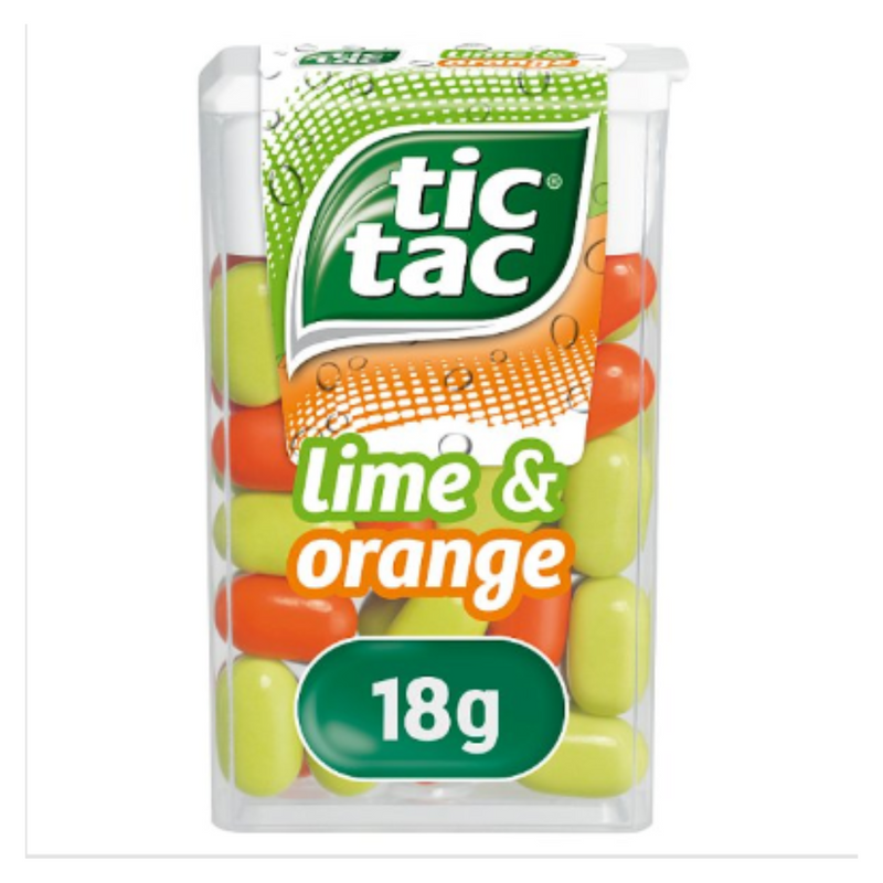 Tic Tac Lime & Orange 18g x Case of 24 - London Grocery