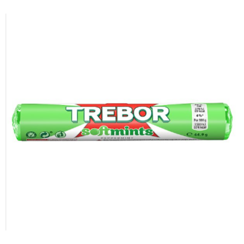 Trebor Softmints Peppermint 44.9g x Case of 40 - London Grocery