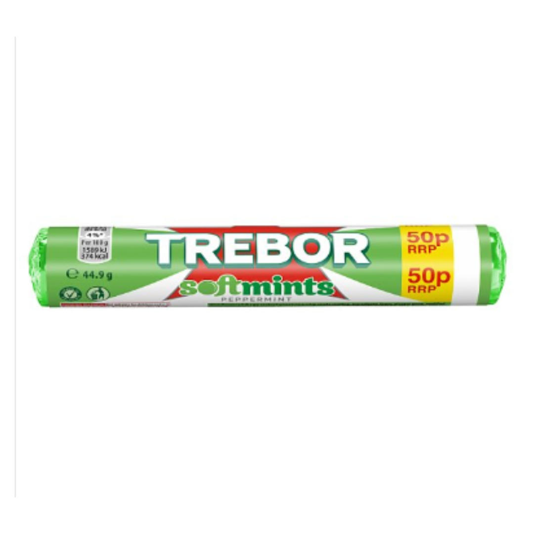 Buy TREBOR Softmints Peppermint 44.9g x Case of 40 | London Grocery