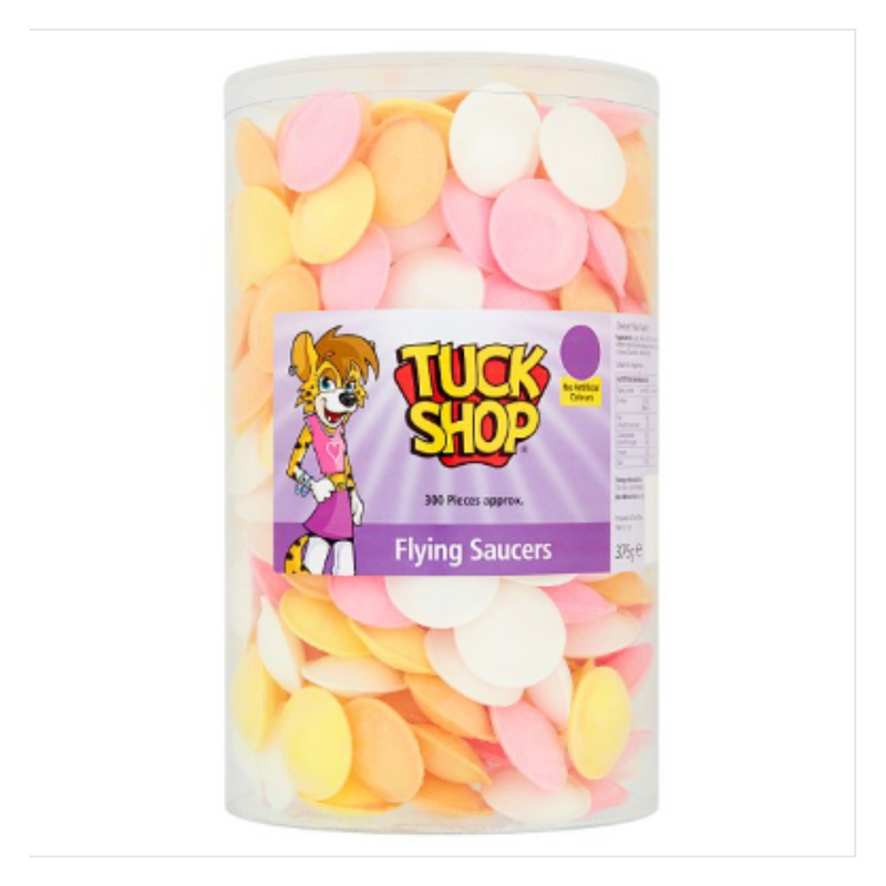 Tuck Shop Flying Saucers 375g x Case of 1 - London Grocery
