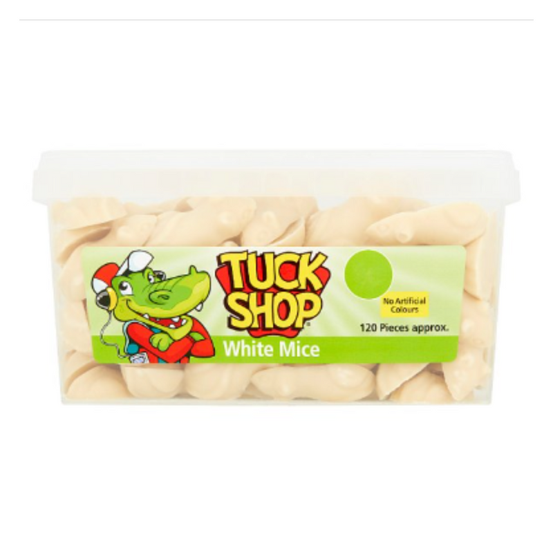 Tuck Shop White Mice 840g x Case of 1 - London Grocery