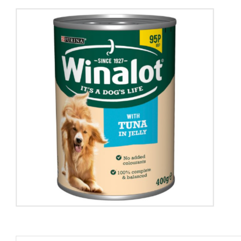 Winalot With Tuna Mixed in Jelly 400g x Case of 12 - London Grocery