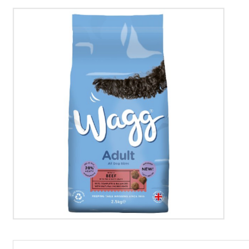 Wagg Adult Complete Beef & Veg Dry Dog 2.5kg x Case of 4 - London Grocery
