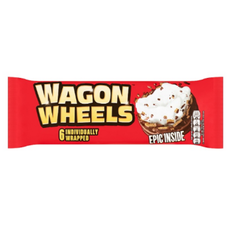 Wagon Wheels 6 Individually Wrapped x Case of 16 - London Grocery