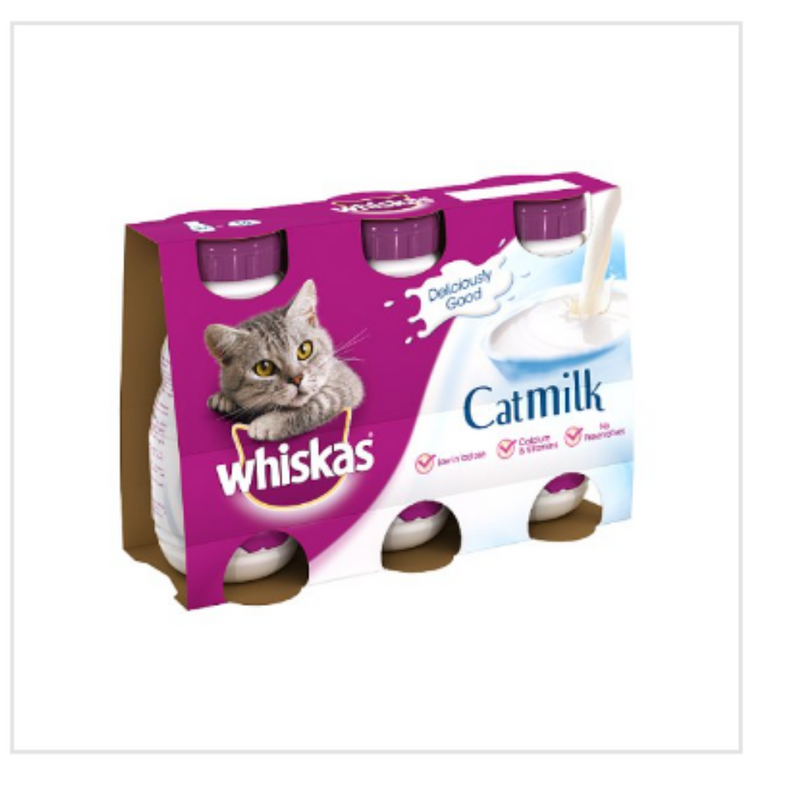 whiskas Kitten Cat Milk Bottle 3 x 200ml x Case of 5 - London Grocery