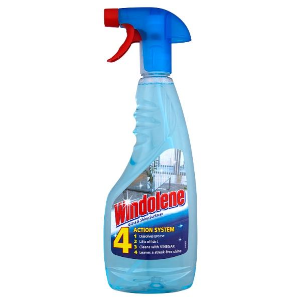 Windolene Window Cleaner 4ACTION Glass & Shiny Surfaces 500ml - London Grocery