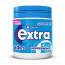 Extra Peppermint Chewing Gum Sugar Free Bottle 60 pieces x Case of 36 - London Grocery