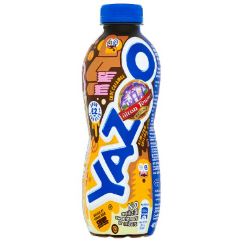 Yazoo Limited Edition Choc Caramel 400ml x 10 - London Grocery