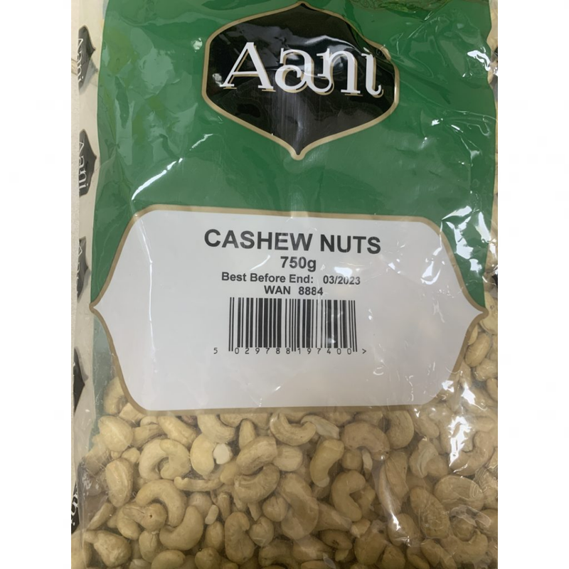 Aani Cashew Nuts 6 x 750g | London Grocery