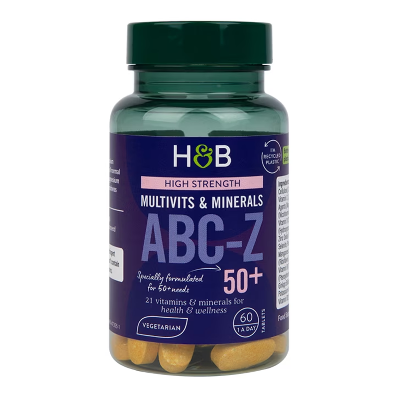 Holland & Barrett ABC to Z 50+ Multivitamins 60 Tablets | London Grocery