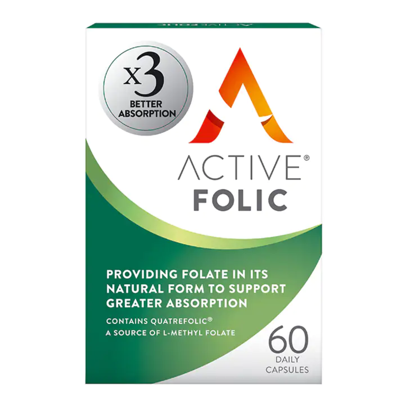 Active Folic 60 Capsules | London Grocery