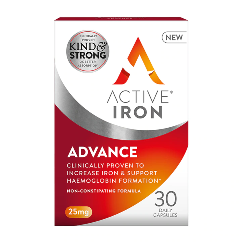 Active Iron Advance 25mg 30 Capsules | London Grocery