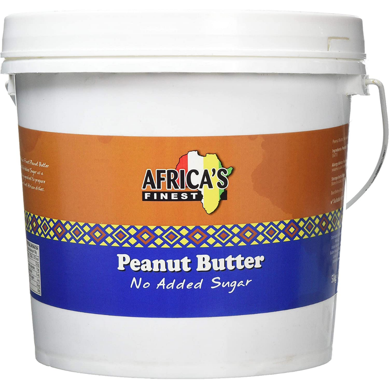 Africa’s Finest Peanut Butter No Added Sugar 4 x 5kg | London Grocery