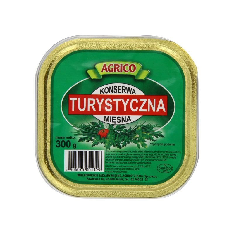 Agrico Tourist Canned Meat (Turystyczna) 300gr-London Grocery