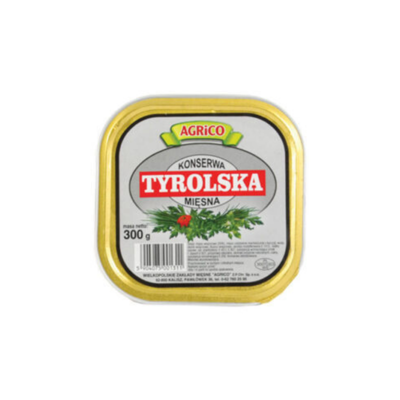 Agrico Tyrol Canned Meat (Konserwa Tyrolska) 300gr-London Grocery