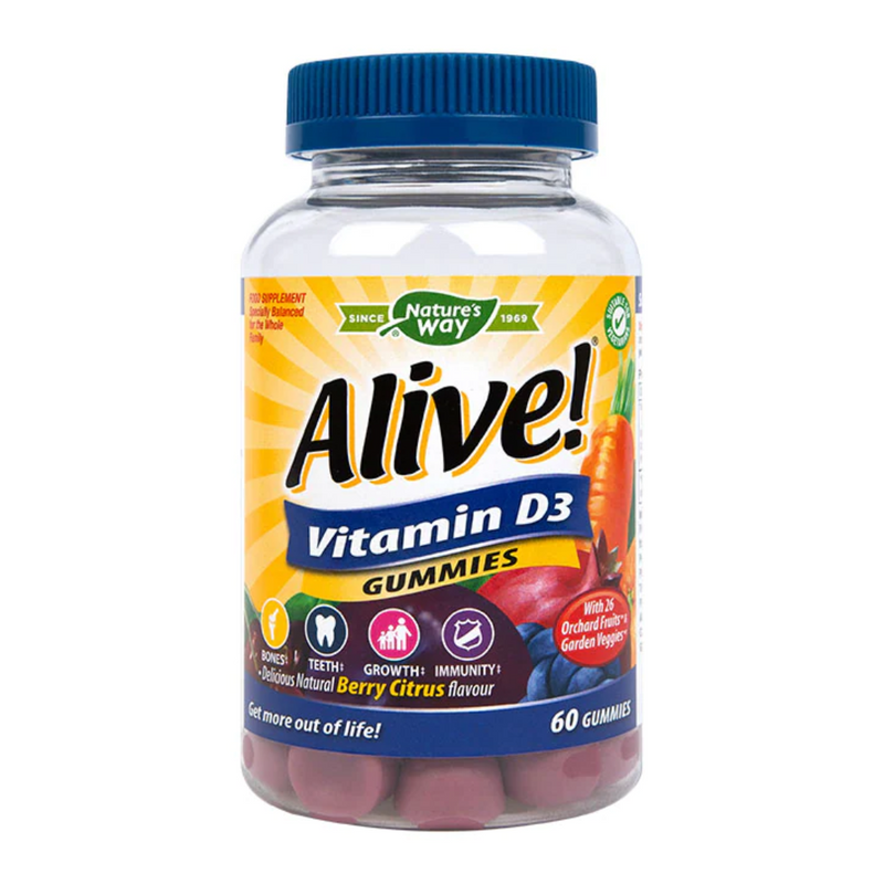 Nature's Way Alive! Vitamin D3 60 Soft Jells | London Grocery