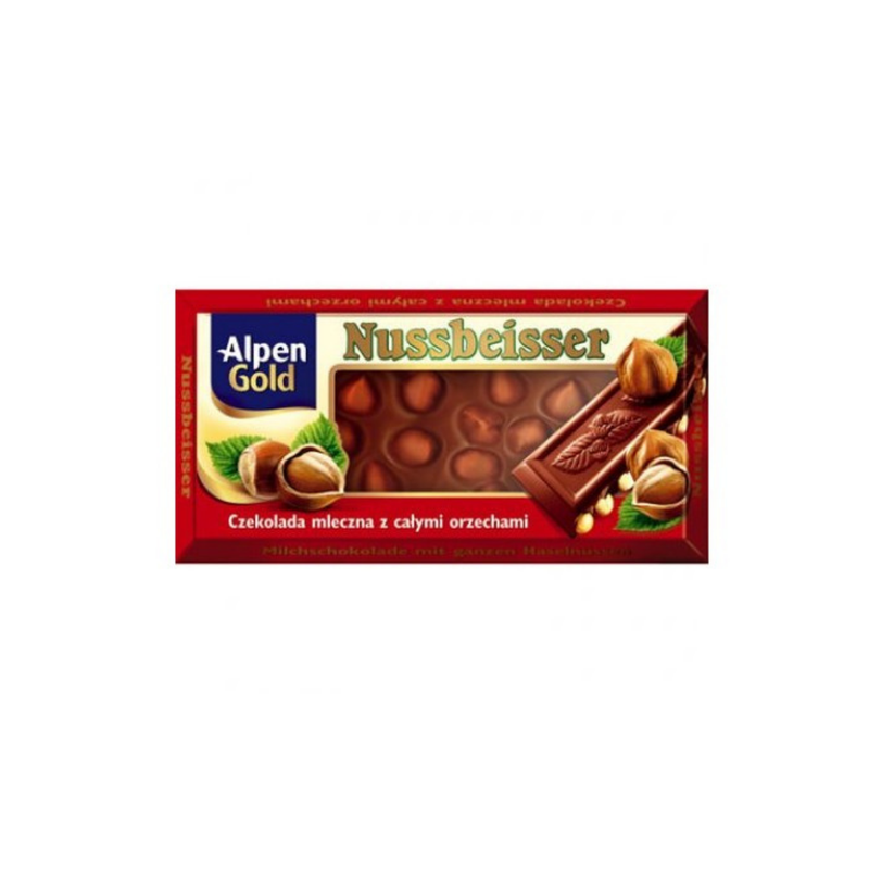 Alpen Gold Chocolate (Nussbeisser Czekolada) 100gr-London Grocery