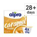 Alpro Caramel Soya Dessert 4 X 125gr-London Grocery